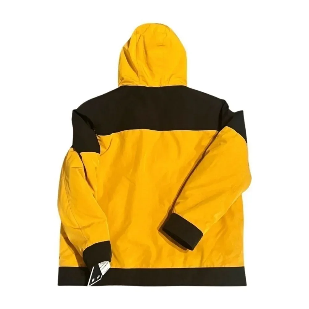 NWT Club Room Men Hooded Long Sleeve Parka Jacket, Yellow XXL jacket, coat
